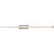 Foil LED 39.5 inch Chrome Bath Vanity Light Wall Light